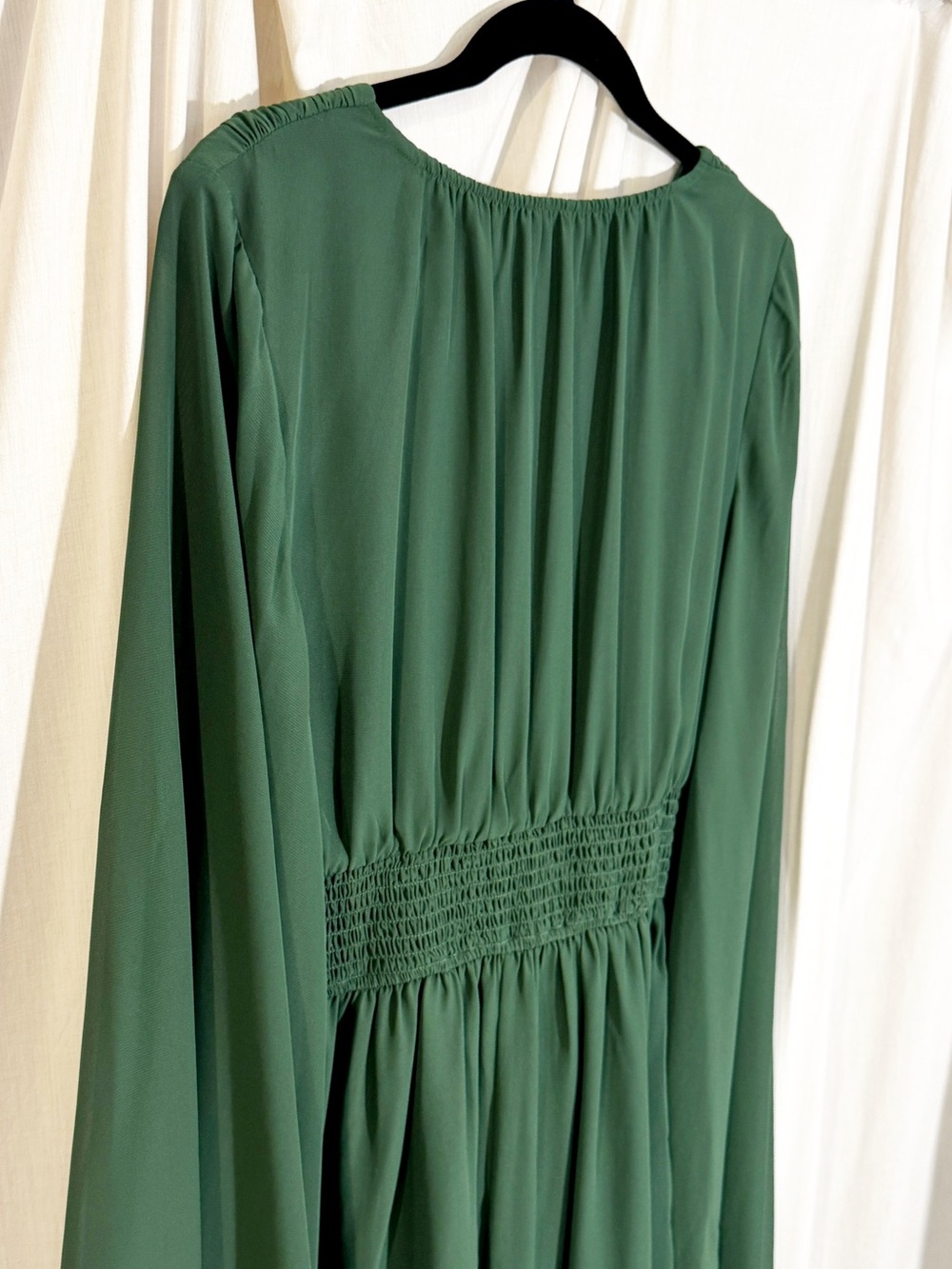 Scarlet Darkness Green Renaissance Witch Cape Maxi Dress M NWT - Picture 6 of 7